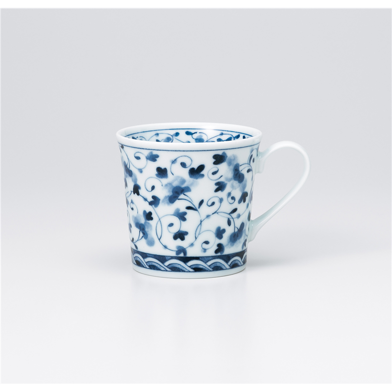 古林陶器 マグ 小花唐草YKマグ 1354150252 1個（ご注文単位1個）【直送品】