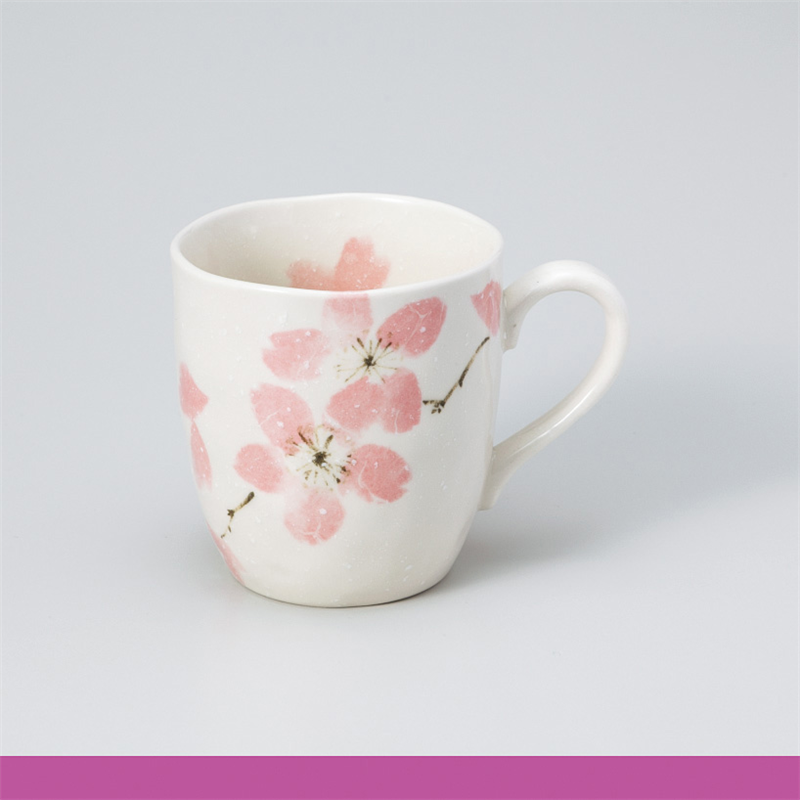 古林陶器 マグ みやま桜マグ ピンク 861730257 1個（ご注文単位1個）【直送品】