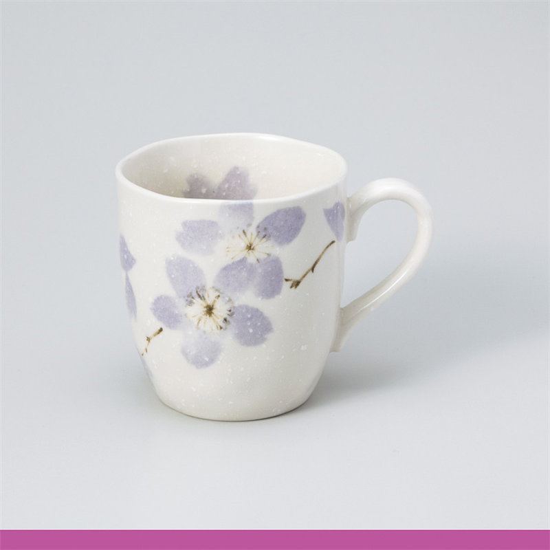 古林陶器 マグ みやま桜マグ 紫 861730157 1個（ご注文単位1個）【直送品】