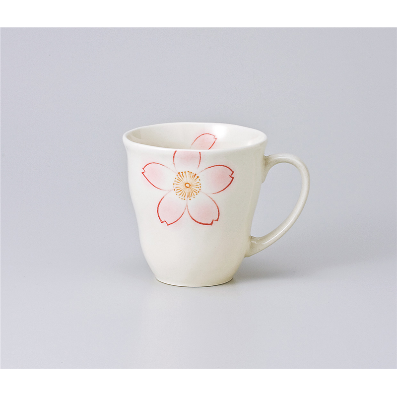 古林陶器 マグ 恋桜 軽マグ ピンク 663830257 1個（ご注文単位1個）【直送品】