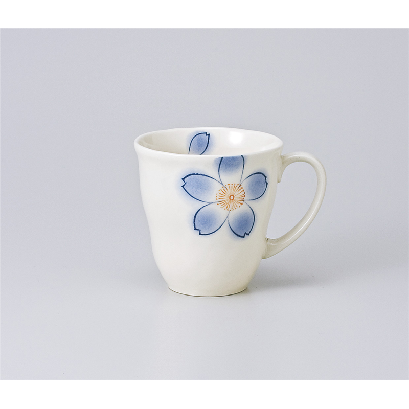 古林陶器 マグ 恋桜 軽マグ 青 663830357 1個（ご注文単位1個）【直送品】