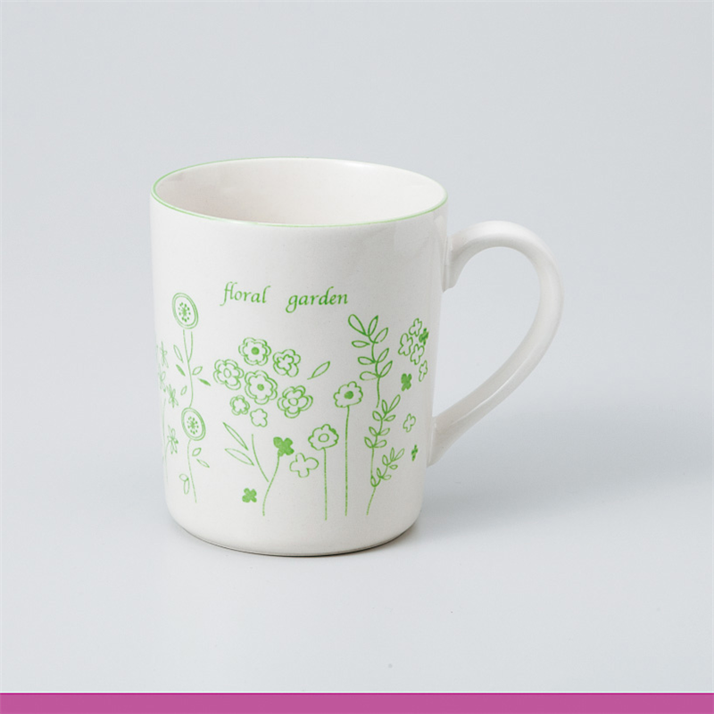 古林陶器 マグ フローラルガーデン(GR)軽量マグ 965730354 1個（ご注文単位1個）【直送品】