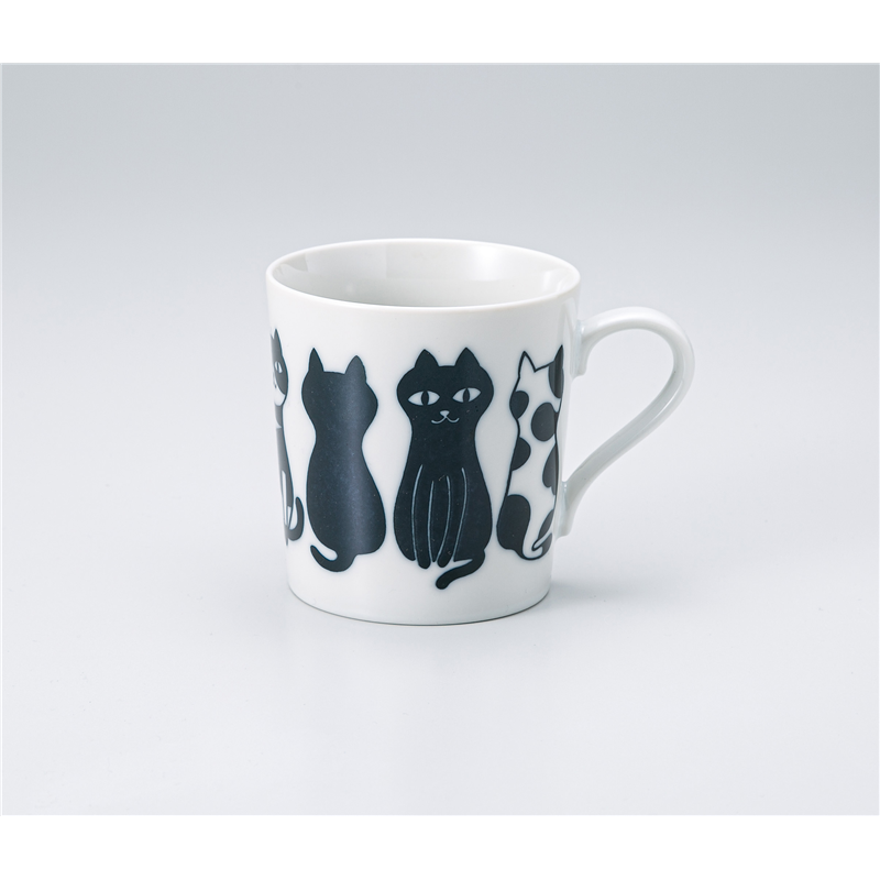 古林陶器 マグ おすわりネコ 軽量マグ 1354260640 1個（ご注文単位1個）【直送品】