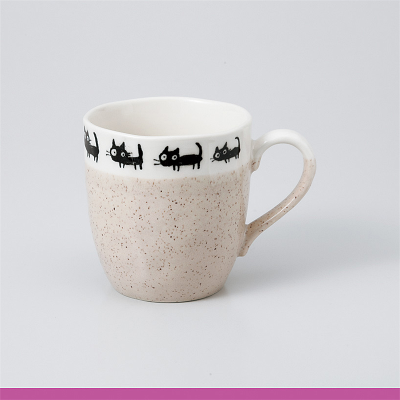 古林陶器 マグ 黒猫 白マグ 965560461 1個（ご注文単位1個）【直送品】
