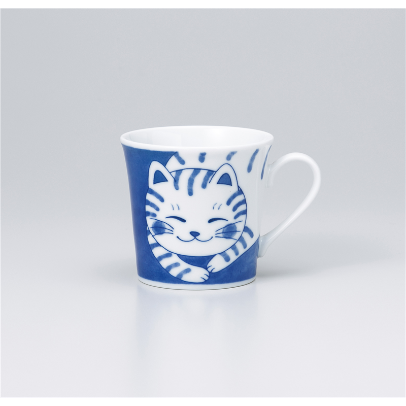 古林陶器 マグ&スープカップ ねこちぐらトラ YKマグ 1354420151 1個（ご注文単位1個）【直送品】