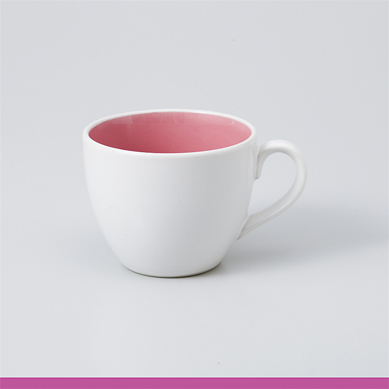 古林陶器 マグ&スープカップ 内ピンクコーヒ-カップ 965440616 1個（ご注文単位1個）【直送品】