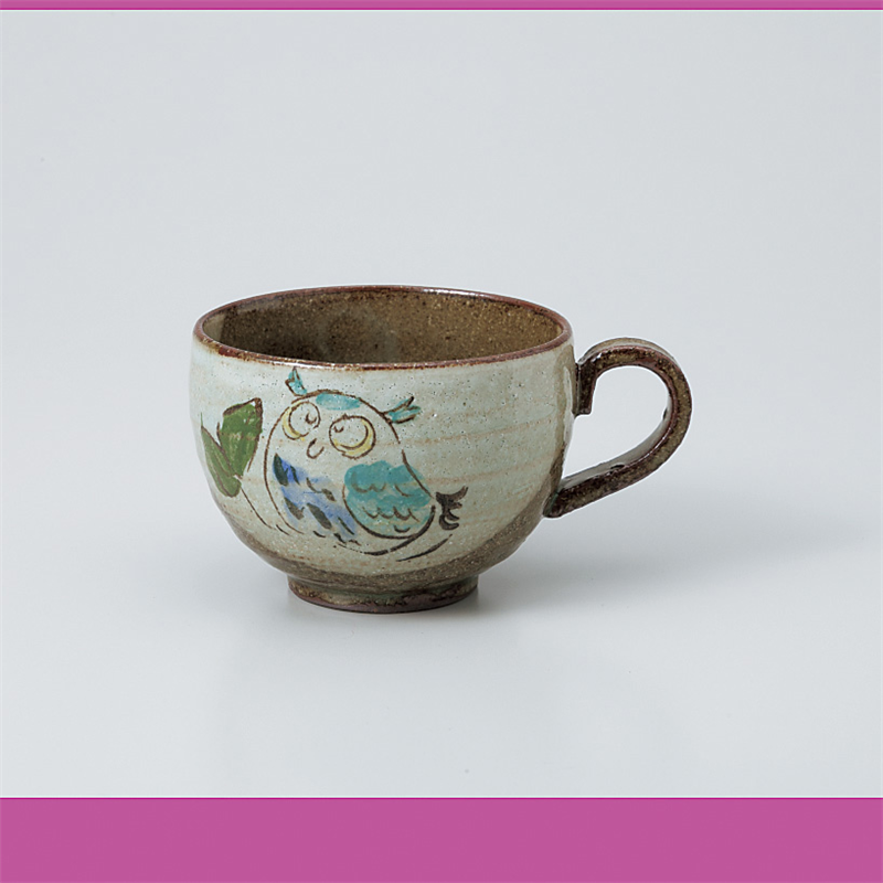 古林陶器 スープカップ 南蛮(ふくろう)丸型ス-プカップ 965840147 1個（ご注文単位1個）【直送品】