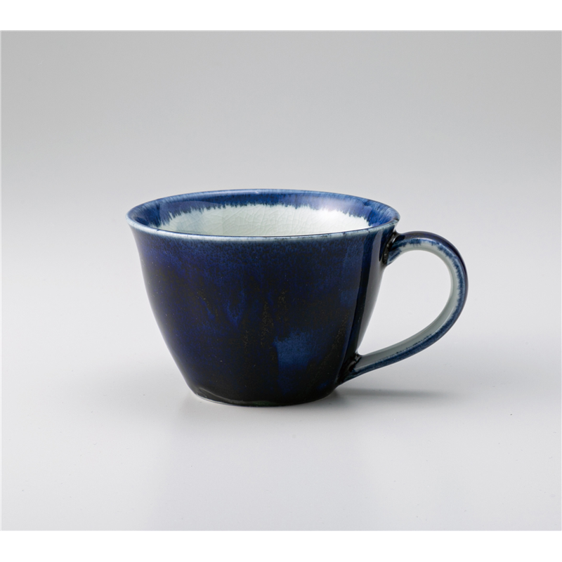 古林陶器 スープカップ デニム カフェマグ 1261720231 1個（ご注文単位1個）【直送品】