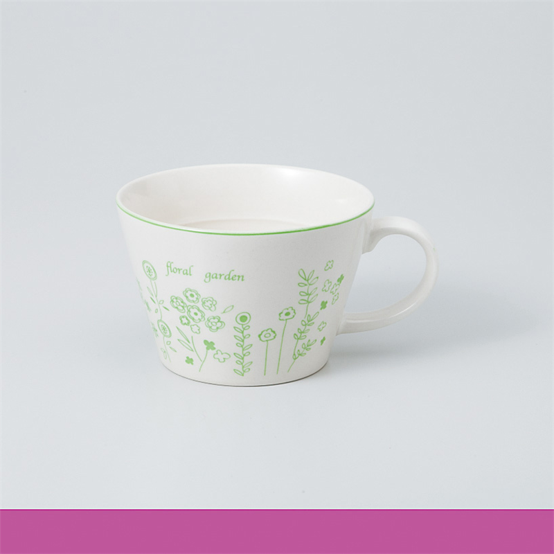 古林陶器 スープカップ フローラルガーデン(GR)軽量片手スープ碗 965840554 1個（ご注文単位1個）【直送品】