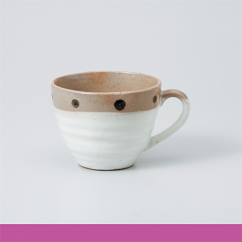 古林陶器 スープカップ 黒ドットスープ碗 965830157 1個（ご注文単位1個）【直送品】