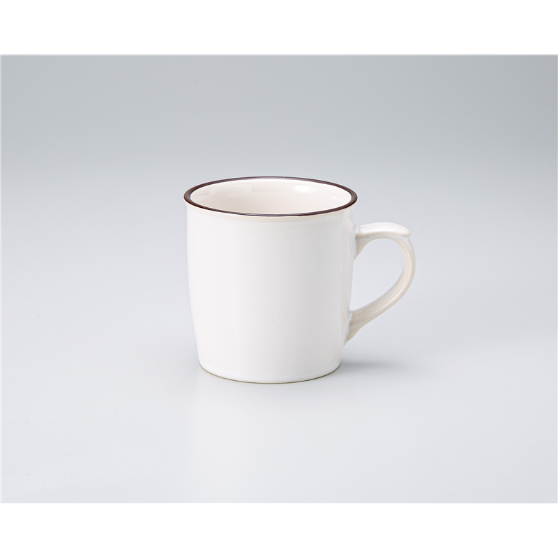 古林陶器 蓋付マグ&マグ(洋) 大マグ ホワイト 1354650301 1個（ご注文単位1個）【直送品】