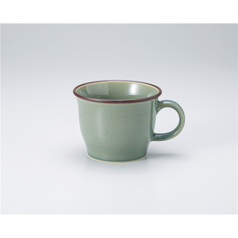 古林陶器 蓋付マグ&マグ(洋) スープマグ トキワ 1354660101 1個（ご注文単位1個）【直送品】