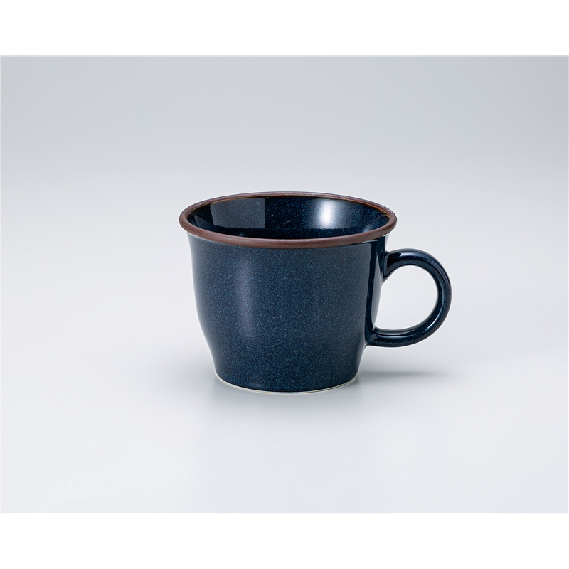 古林陶器 蓋付マグ&マグ(洋) スープマグ ナマコブルー 1354660201 1個（ご注文単位1個）【直送品】