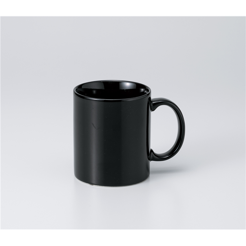 古林陶器 マグ(洋) 中マグ 艶黒 1166440356 1個（ご注文単位1個）【直送品】