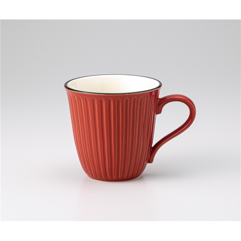 古林陶器 マグ(洋) フルーティーマグ 赤 1261260115 1個（ご注文単位1個）【直送品】