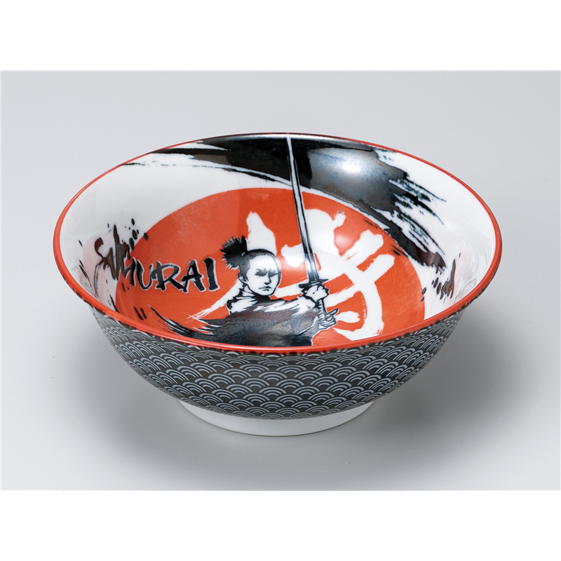 古林陶器 中華単品 侍6.8ラーメン丼 1170250601 1個（ご注文単位1個）【直送品】