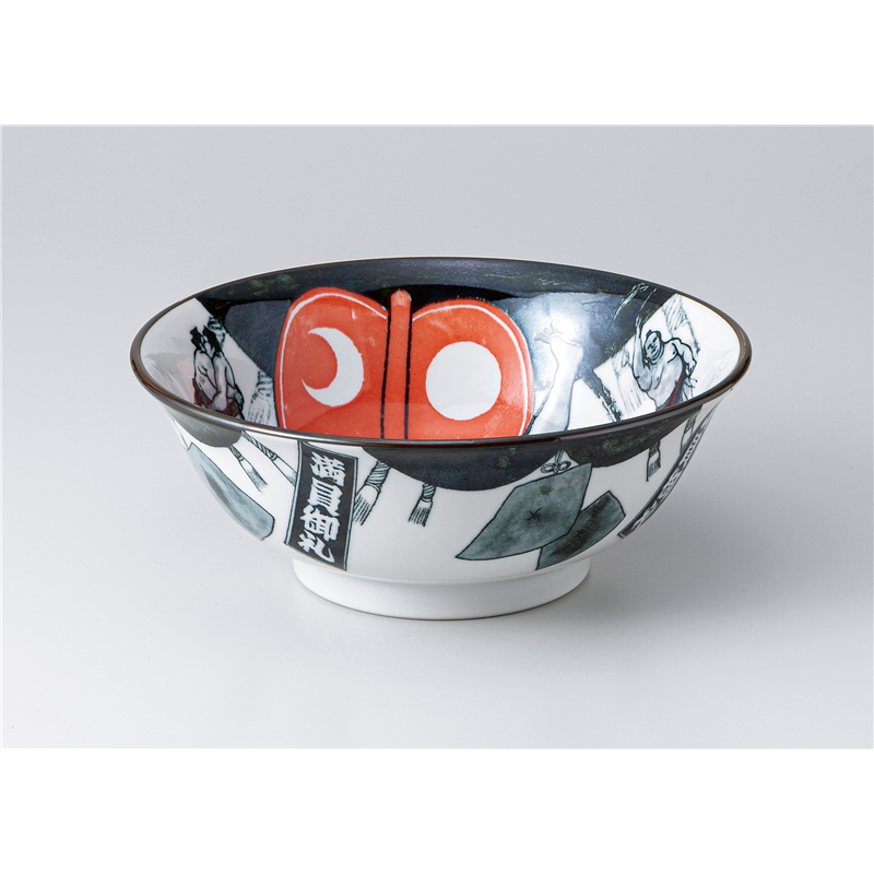 古林陶器 中華単品 相撲 6.8ラーメン丼 1357450501 1個（ご注文単位1個）【直送品】