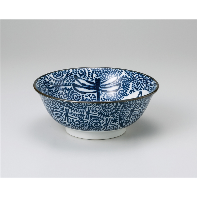 古林陶器 中華単品 トンボ6.8ラーメン丼 1069840101 1個（ご注文単位1個）【直送品】