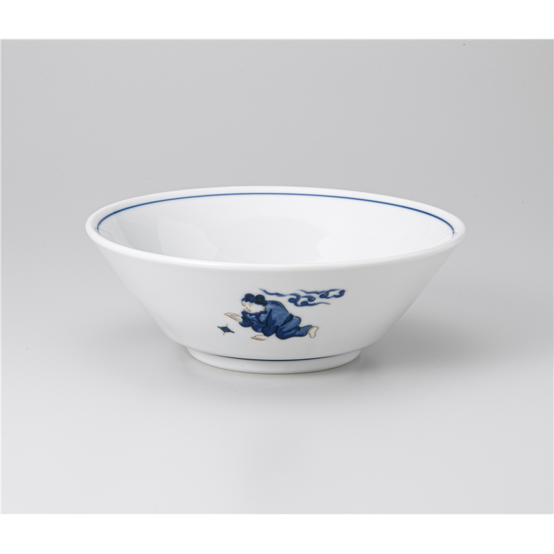 古林陶器 中華単品 新唐子 切立6.3丼 1265310360 1個（ご注文単位1個）【直送品】