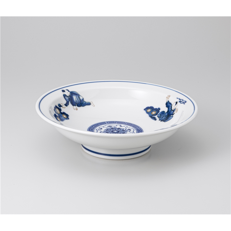 古林陶器 中華単品 新唐子 7.0丸高台皿 1265320160 1個（ご注文単位1個）【直送品】