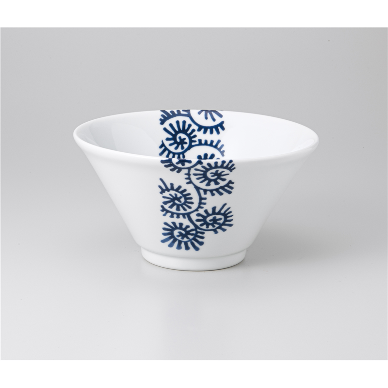 古林陶器 中華単品 唐草(内外)白中華切立19cm深丼 1265330303 1個（ご注文単位1個）【直送品】