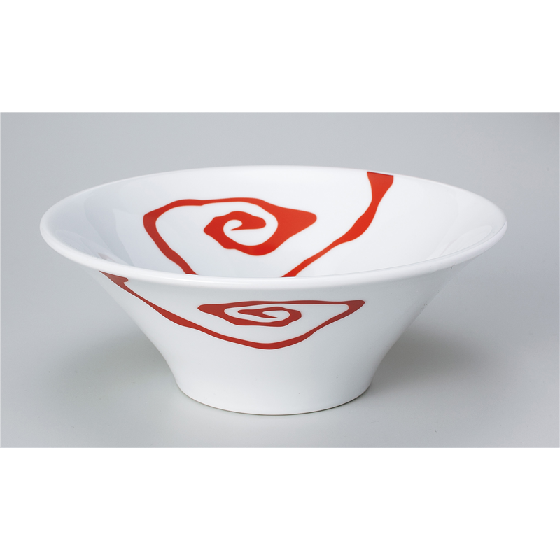 古林陶器 中華単品 雲竜白釉7.0反丼 866030433 1個（ご注文単位1個）【直送品】