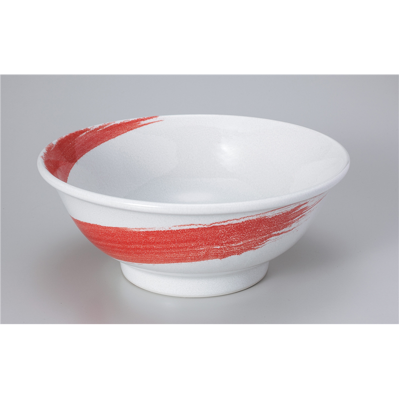 古林陶器 中華単品 赤刷毛7.0反高台丼 865930126 1個（ご注文単位1個）【直送品】