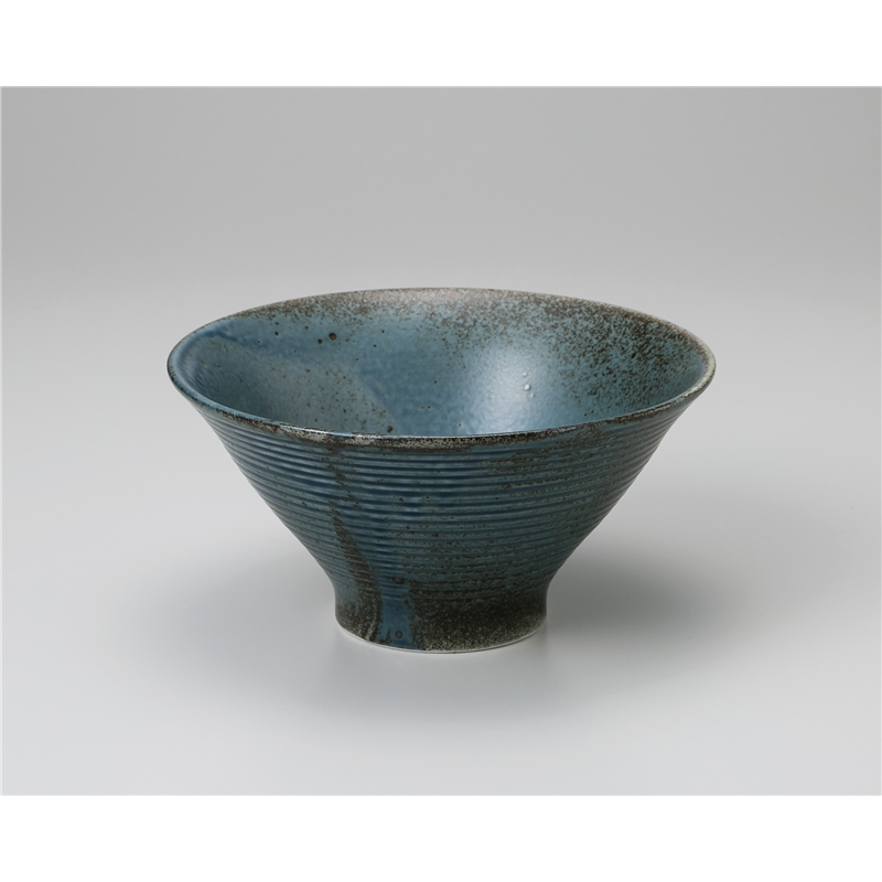 古林陶器 中華単品 わび紺ねず6.5千段高ハマ丼 1069520561 1個（ご注文単位1個）【直送品】