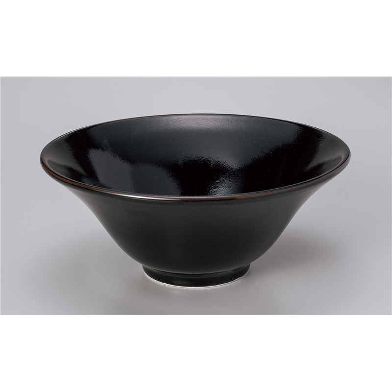 古林陶器 中華単品 黒天目 桂林丼大 866140301 1個（ご注文単位1個）【直送品】