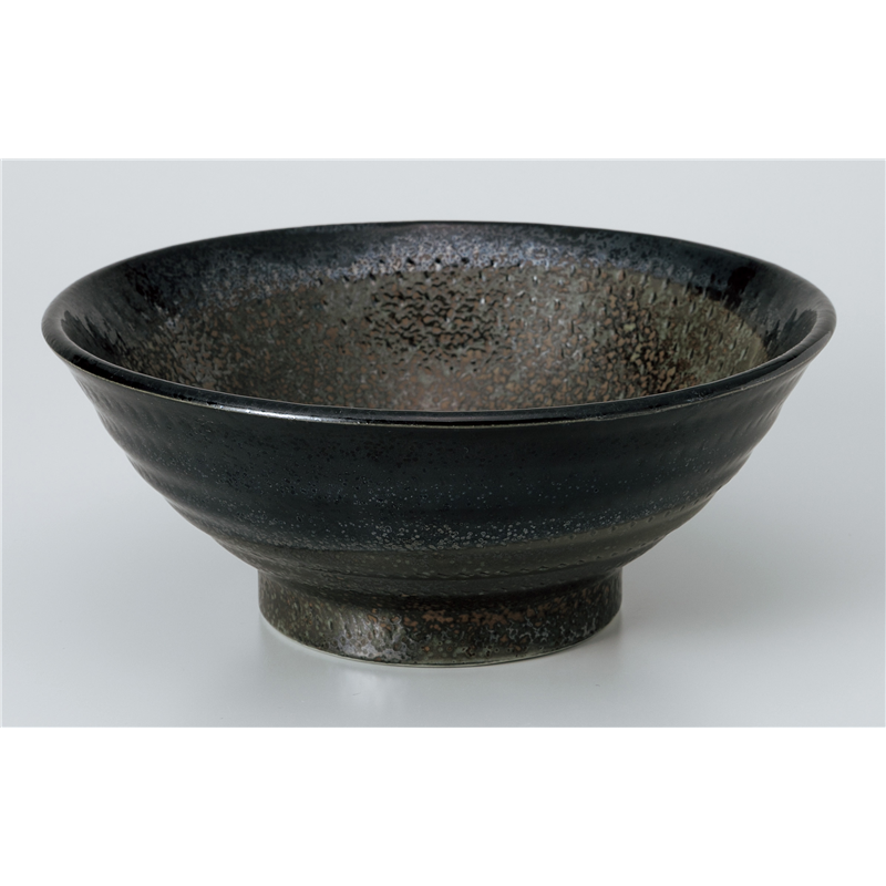 古林陶器 中華単品 結晶天目7.0麺丼 969540233 1個(ご注文単位1個)【直送品】