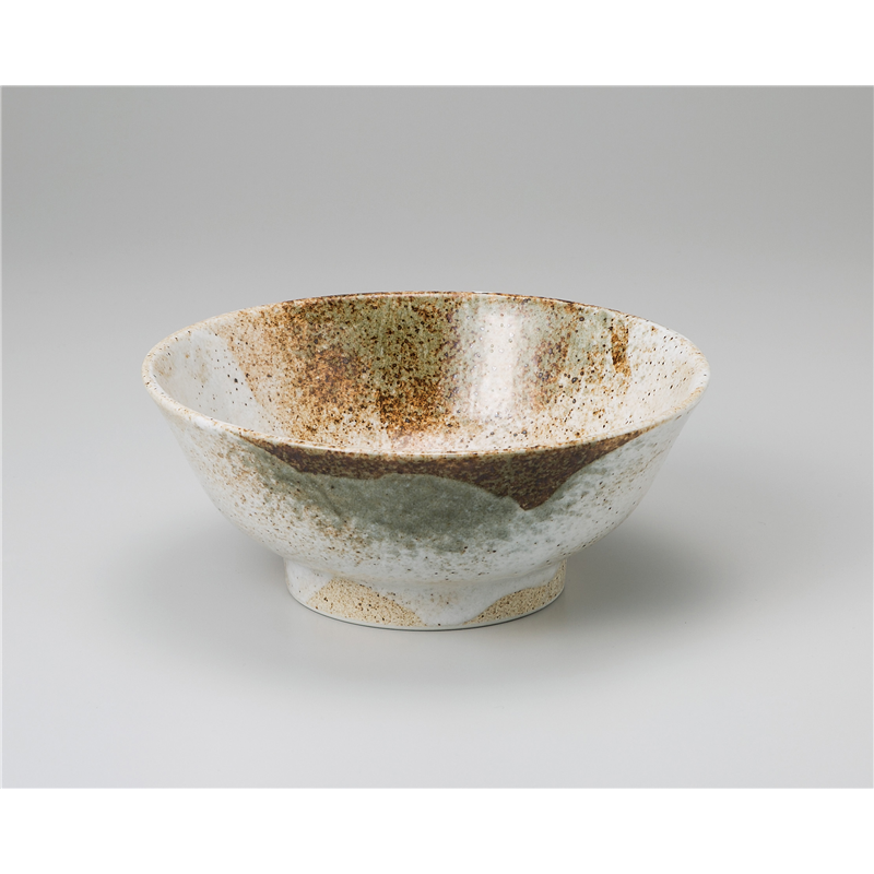 古林陶器 中華単品 雪志野6.8高台丼 1069730354 1個（ご注文単位1個）【直送品】