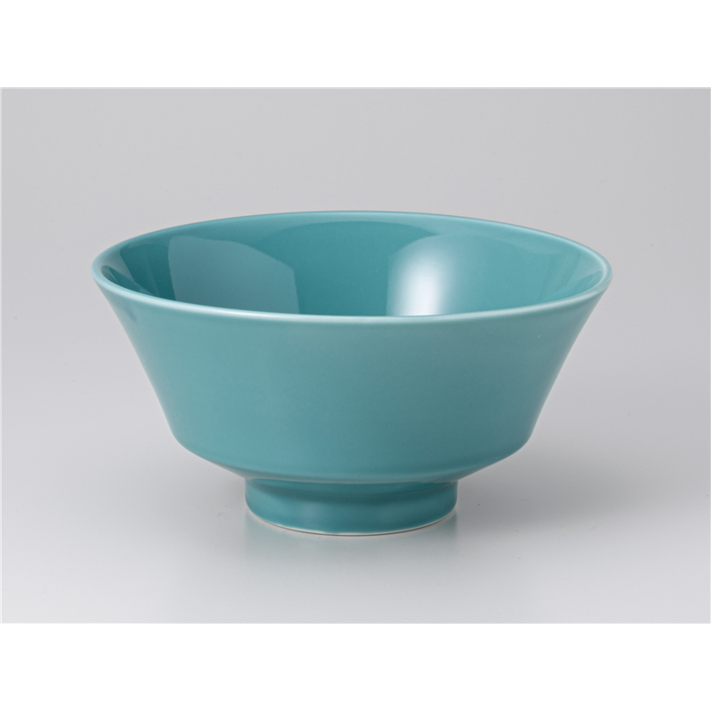 古林陶器 中華単品 青白磁 新型ラーメン丼 1266140140 1個(ご注文単位1個)【直送品】