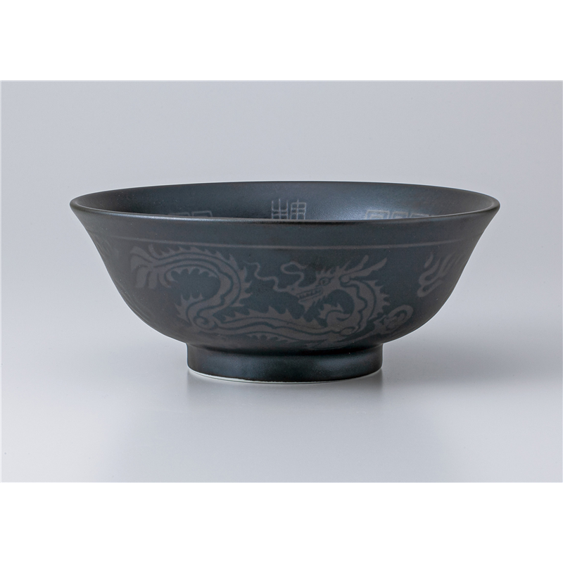 古林陶器 中華単品 銀彩竜 6.3ラーメン丼 1358150440 1個(ご注文単位1個)【直送品】