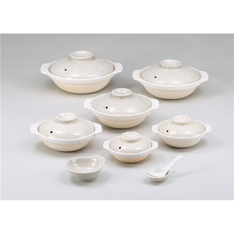 古林陶器 萬古焼 銀峯貫入10.0浅鍋 563500184 1個（ご注文単位1個）【直送品】