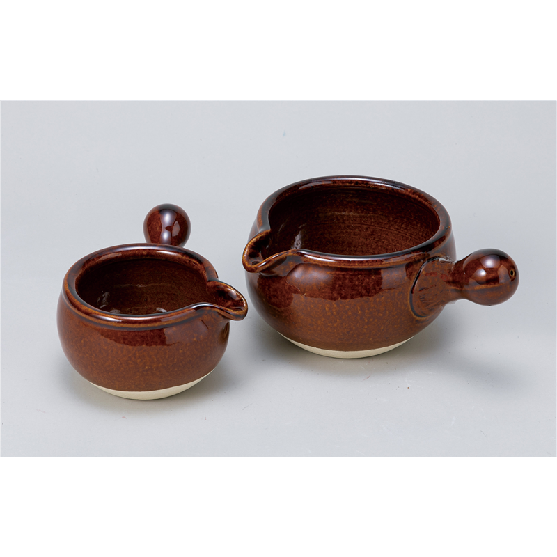 古林陶器 土鍋(萬古焼)(伊賀焼) 伊賀あたため鍋アメ大 1171730681 1個（ご注文単位1個）【直送品】