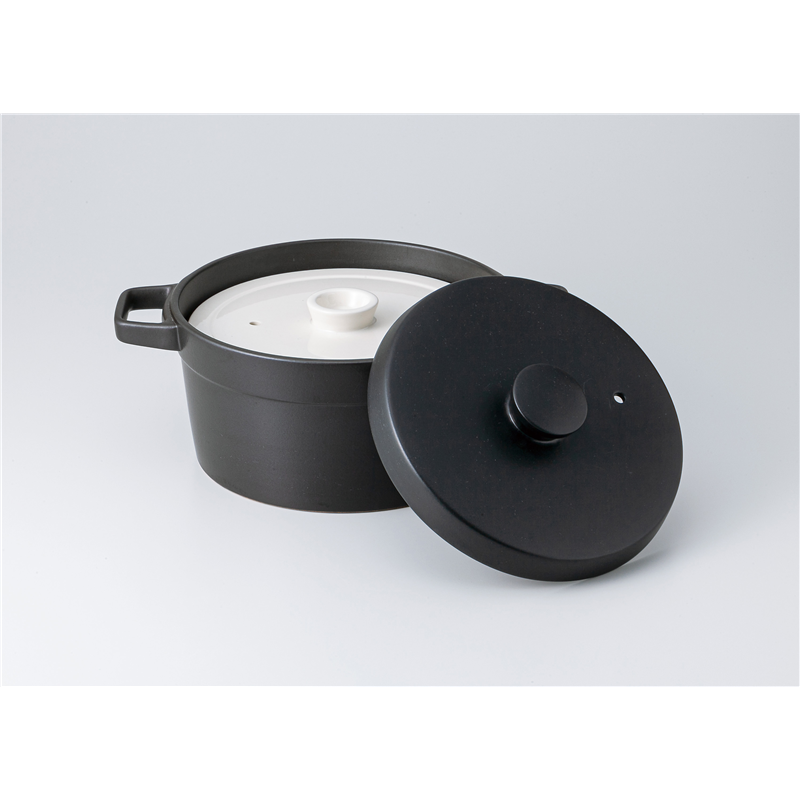 古林陶器 ご飯鍋・多用鍋 IHクレイポット 内蓋付 1359010225 1個（ご注文単位1個）【直送品】