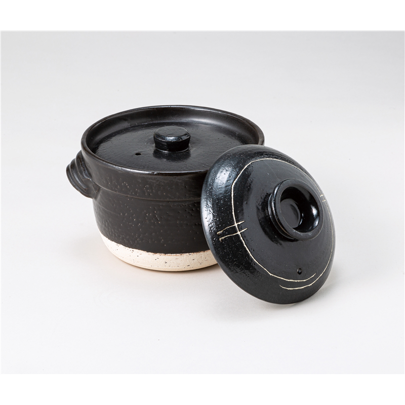 古林陶器 ご飯鍋・多用鍋 せきすい3合ごはん炊鍋 1267020282 1個（ご注文単位1個）【直送品】