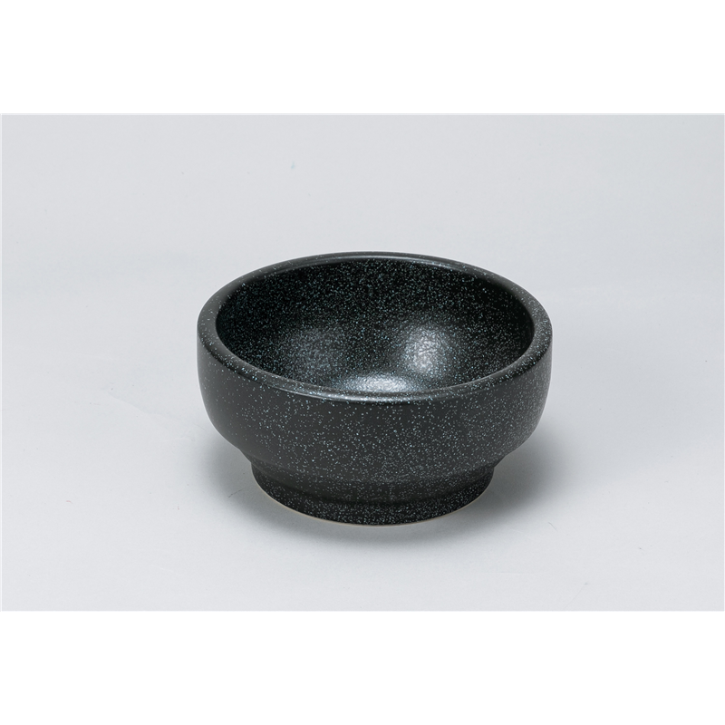古林陶器 小鍋・ラーメン鍋・ビビンバ スタックビビンバ黒18cm 1172140425 1個（ご注文単位1個）【直送品】