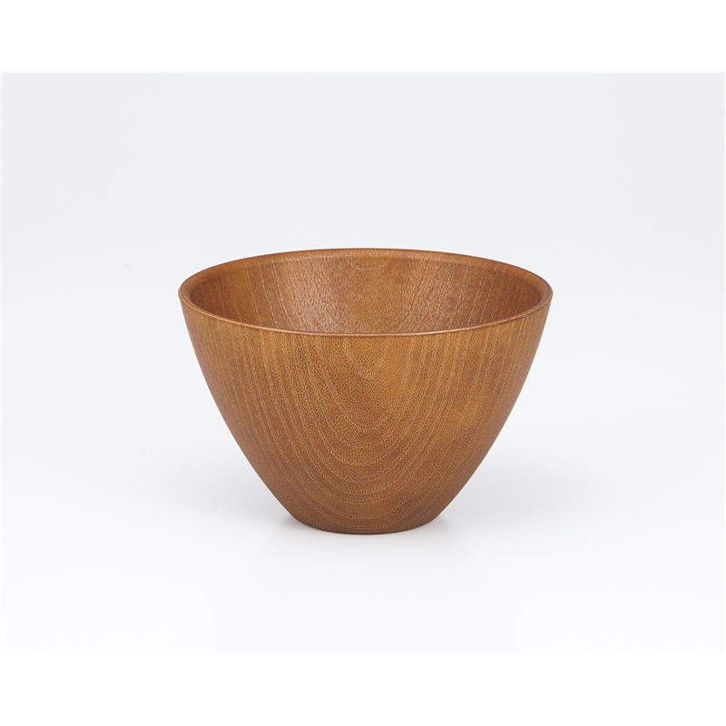 古林陶器 会津漆器汁椀 木目スープボール ライトブラウン 1073550497 1個(ご注文単位1個)【直送品】
