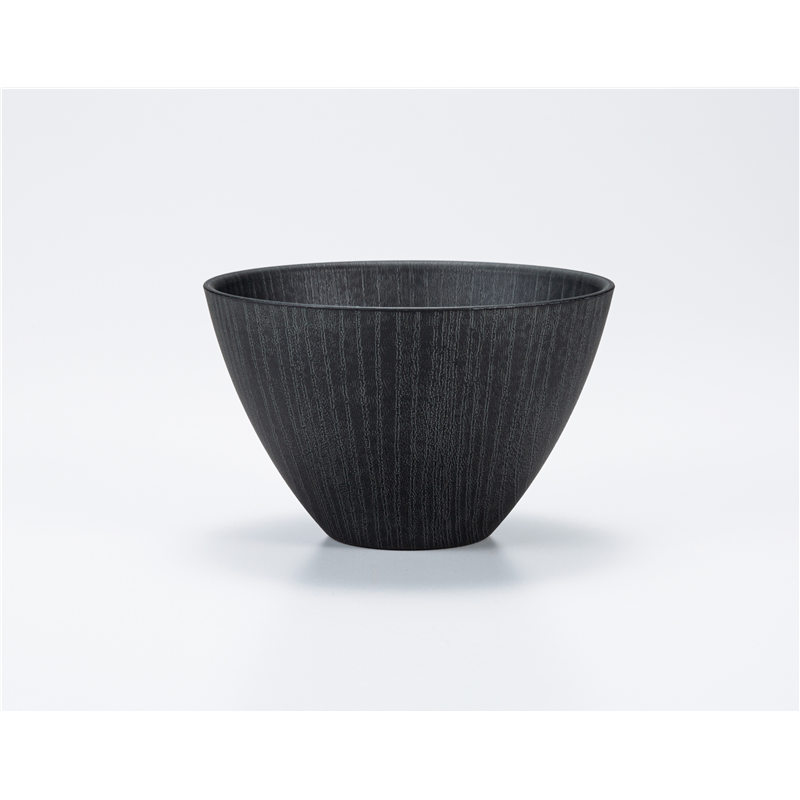 古林陶器 会津漆器汁椀 木目スープボール 黒 1268540397 1個（ご注文単位1個）【直送品】