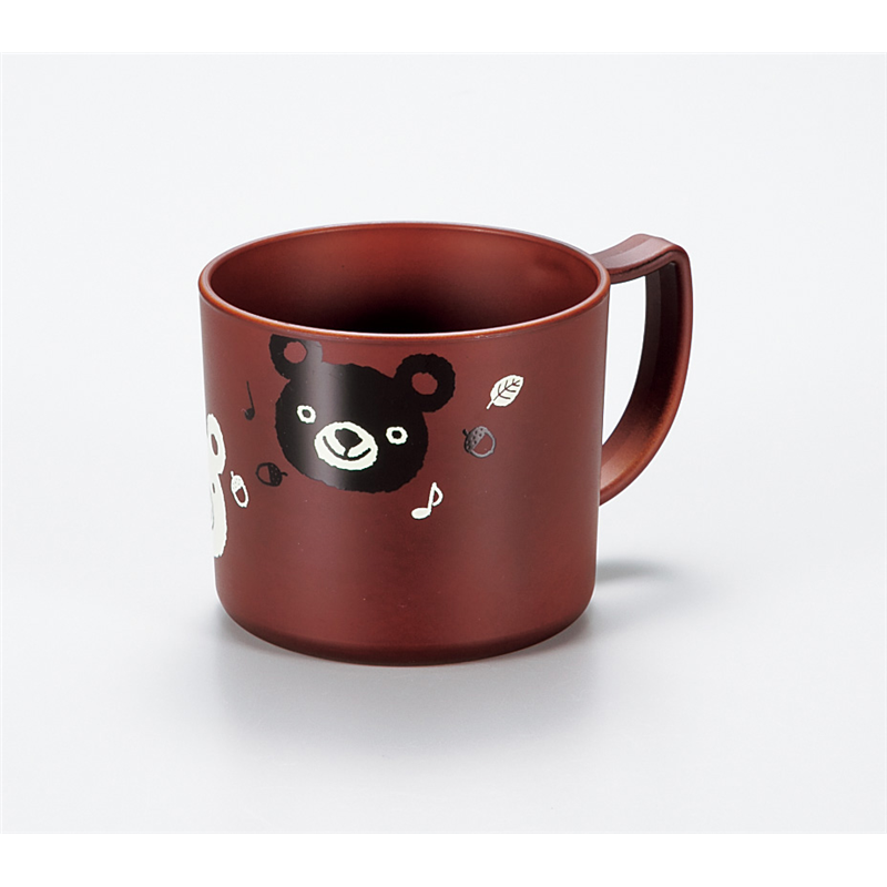 古林陶器 会津漆器汁椀 BR ぷちマグカップくま 975710197 1個（ご注文単位1個）【直送品】