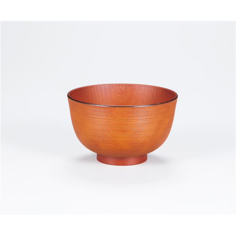 古林陶器 会津漆器汁椀 栃 綾線汁椀 1073440497 1個（ご注文単位1個）【直送品】