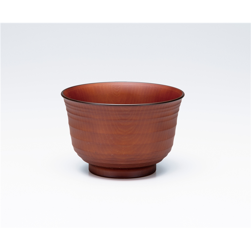 古林陶器 会津漆器汁椀 栃 両相羽反汁椀 1173320497 1個（ご注文単位1個）【直送品】