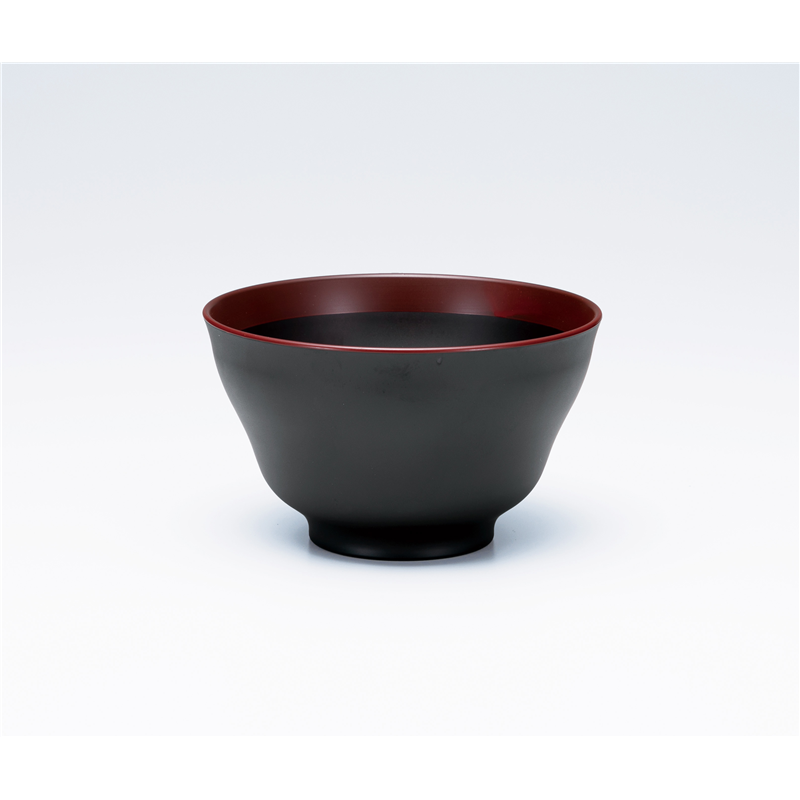 古林陶器 会津漆器汁椀 溜 ヒサゴ汁椀 1173320397 1個（ご注文単位1個）【直送品】