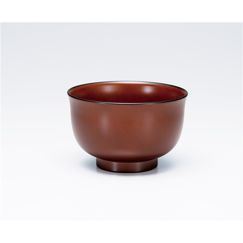 古林陶器 会津漆器汁椀 ライト羽反汁椀 1173340497 1個（ご注文単位1個）【直送品】