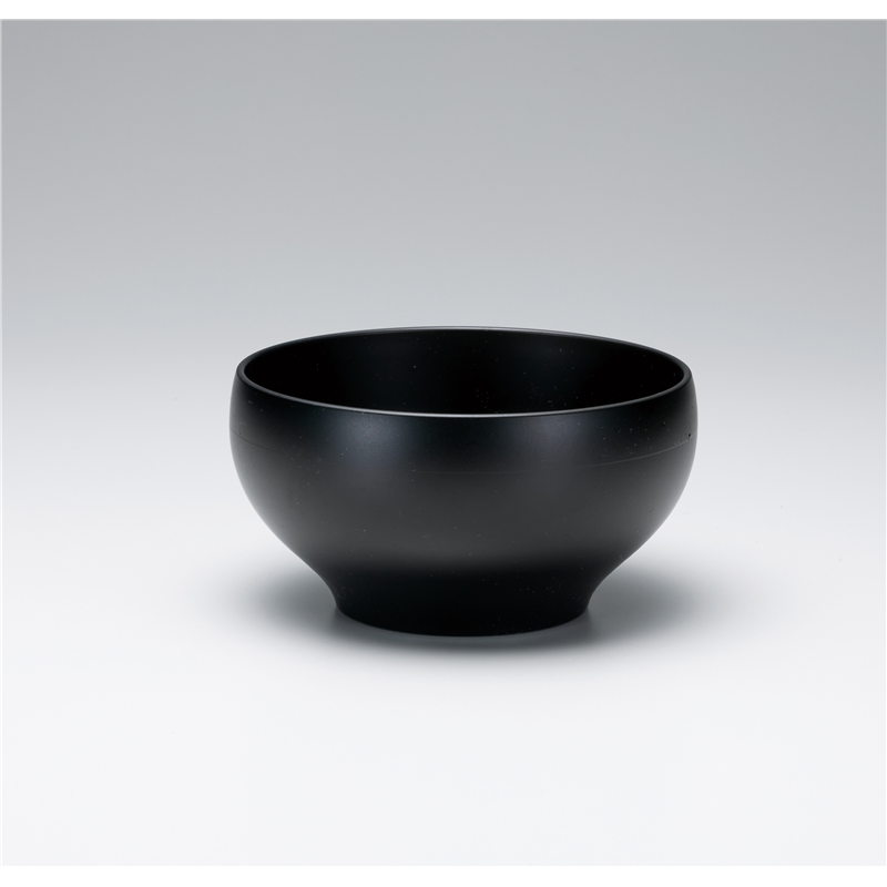 古林陶器 会津漆器茶筒・茶こぼし・大椀 黒 モダンボール 1173720597 1個（ご注文単位1個）【直送品】