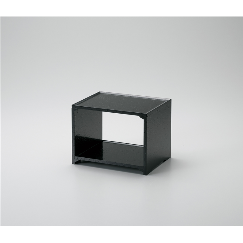 古林陶器 越前漆器演出台 いろどり演出台(E)黒石目 1174610298 1個（ご注文単位1個）【直送品】