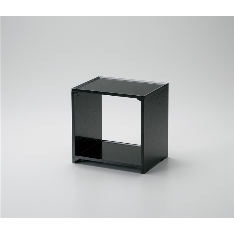 古林陶器 越前漆器演出台 いろどり演出台(F)黒石目 1174620298 1個（ご注文単位1個）【直送品】