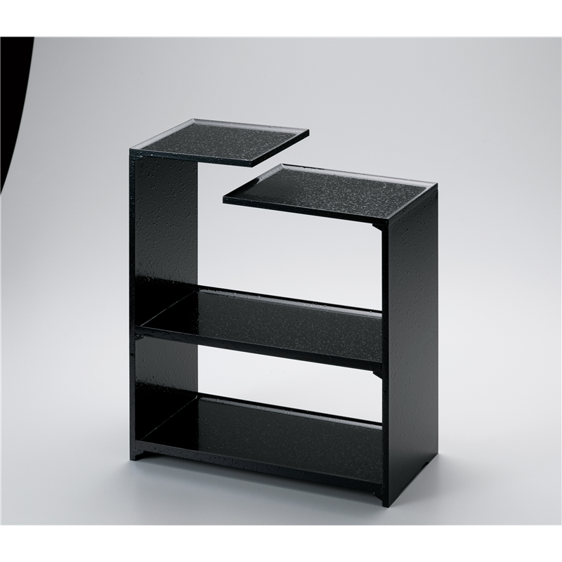 古林陶器 越前漆器演出台 いろどり演出台(S)黒石目 1174720298 1個（ご注文単位1個）【直送品】