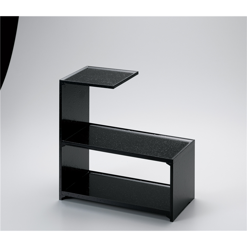 古林陶器 越前漆器演出台 いろどり演出台(O)黒石目 1174720398 1個（ご注文単位1個）【直送品】